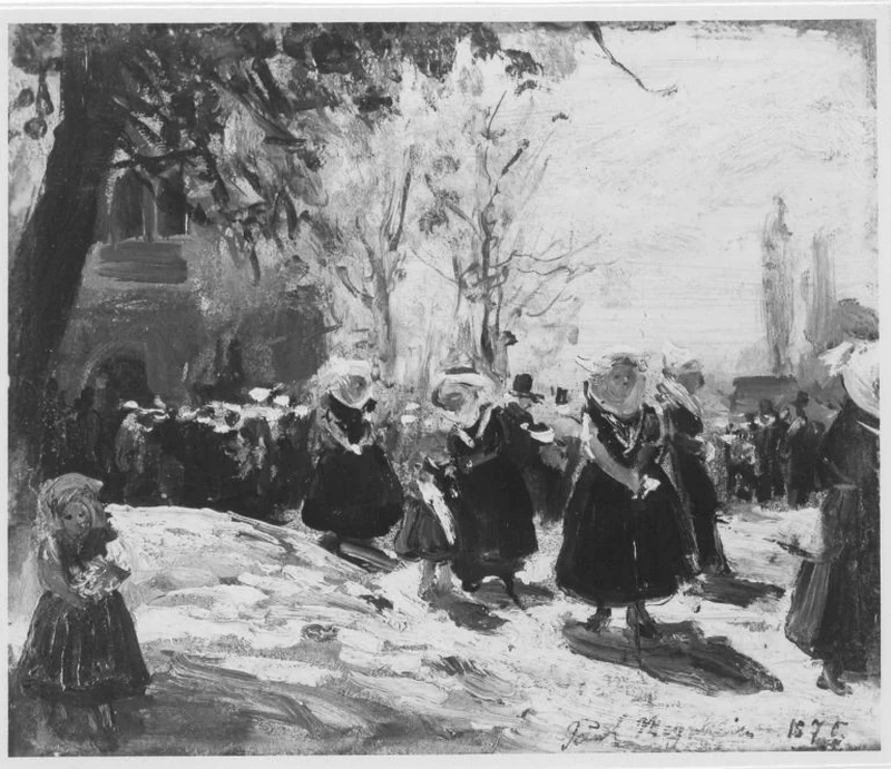 Andare in chiesa nello Spreewald - Bavarian State Painting Collections
